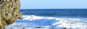 The sea at Barbados